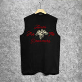 Amiri tank top mottled pegasus print