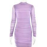 Women Dress Sexy Hot Girl Mesh Tight