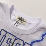 MAJESTIK T Shirts the world shark graphic hot diamond distressed