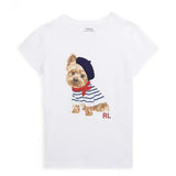 Summer Classic Polo Print Men's and Women's Short Sleeves Pu