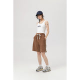 Unisex Shorts Retro Plaid Couple Loose