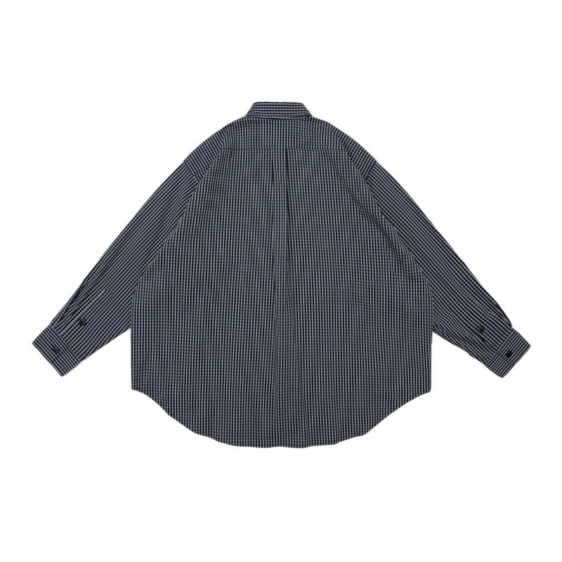 Unisex Shirt Cityboy Retro Small Plaid Loose Casual