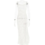 Women Dress Sexy Fashion Lace Suspenders