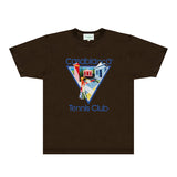 Casablanca T Shirts Fashion Print Street