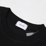 Rhude T Shirts Sardines Badge Printing Cotton Casual Short Sleeve Men and Women