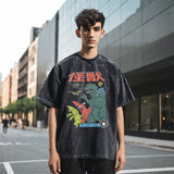 Mens Vintage T Shirt Short Sleeve T-Shirt Men's Loose