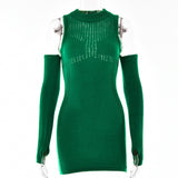 Women Dress Sexy Tight Stretch Knit
