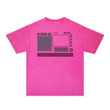 Amiri Washed Distressed T Shirt Printed Trendy Pure Cotton