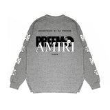 Amiri Long Sleeved Shirt Printed Trendy Pure Cotton