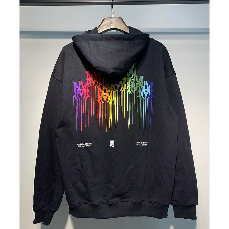 Amiri Hoodie High Street Fashion Prints