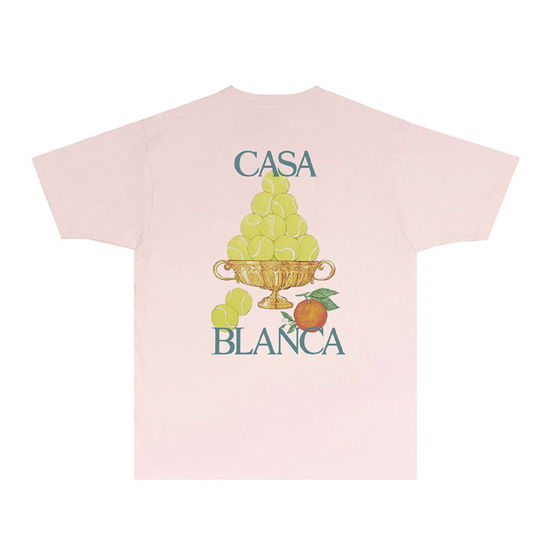 Casablanca T Shirts Fashion Print Street