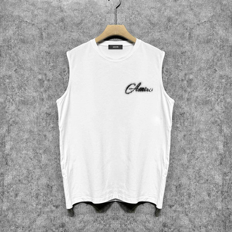Amiri tank top gypsophila printing
