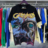 Godspeed T Shirts Skull Racing Printed Cotton Casual Short Sleeves Men and Women