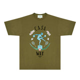 Casablanca T Shirts Fashion Print Street