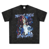YOUNGTHUG blue label T-shirt