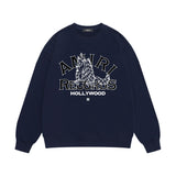 Amiri Sweatshirt Printed Trendy Pure Cotton