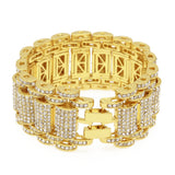 Bracelet Hip Hop Bracelet with Diamonds 35mm Alloy Bracelet St. Valentine's Spectrum