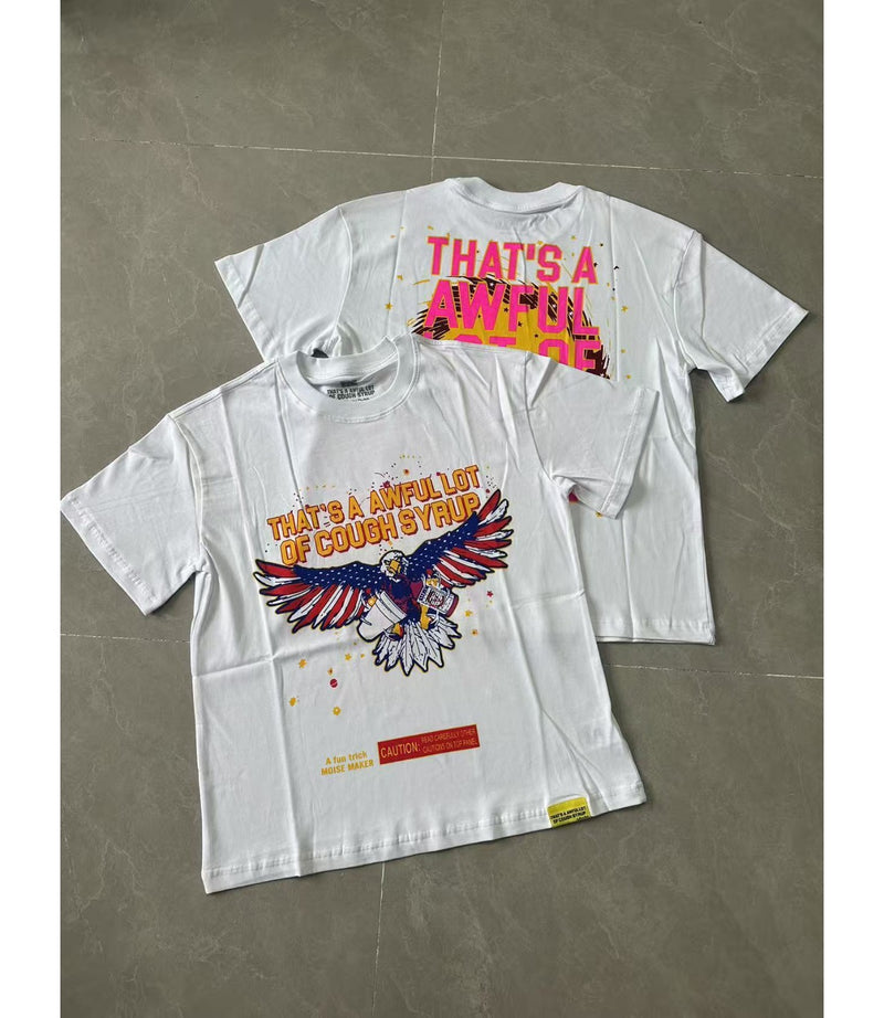 Cough Syrup T Shirts Direct Injection Hot Diamond Short Sleeves