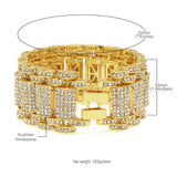 Bracelet Hip Hop Bracelet with Diamonds 35mm Alloy Bracelet St. Valentine's Spectrum