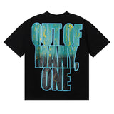 Godspeed t Shirts Racing Sunset Print Cotton Crew Neck Short Sleeve Men and Women