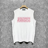 Amiri tank top cashew flower spider letterprinting