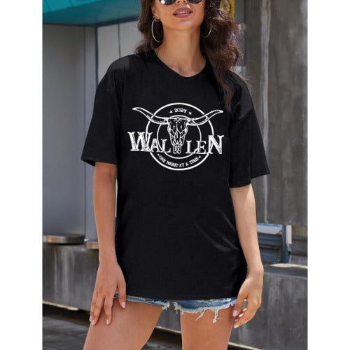 Country Music Shirt Women Western Graphic T Shirt Oversize