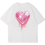 KIEKIECOO Oversized Graphic Tees for Women Cute