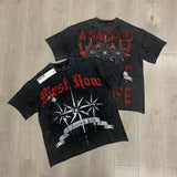 First Row T Shirts A Sacred Vow Thornbush Stars Crop Tee European and American street trendy brand hot diamond fashion