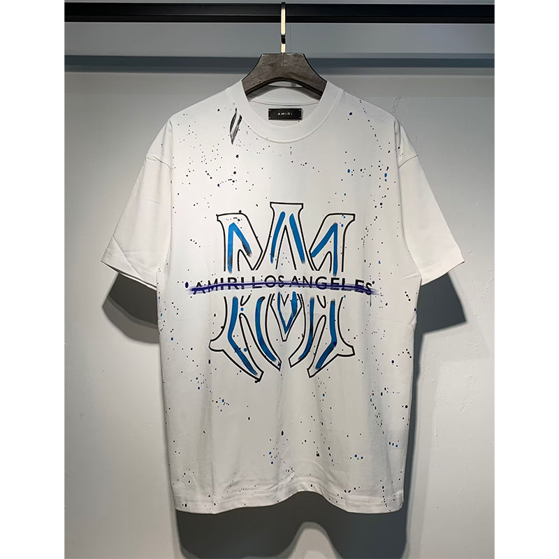 Amiri T Shirts Fashion Print Couple High Street