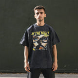 Mens Vintage T Shirt Summer Short Sleeve T-Shirt Men