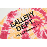 Gallery Dept T Shirts Washed Short Sleeve Bf Loose Men and Women