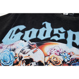 Godspeed T-Shirt Retro Fantasy Pattern