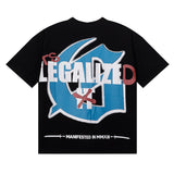 Godspeed T Shirts Blue Sky White Clouds Poppy Skull Planting Printing Cotton Casual Short Sleeves Men and Women