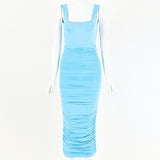 Women Dress Sexy Pleated Temperament Dress