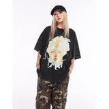 Unisex T-Shirts GALLERY DEPT Vintage Old Goddess Print Printed Loose T-Shirt