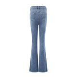 Women Jeans Stretch Slim Hole