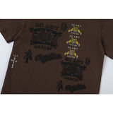 Travis Scott T Shirts x Mitchell x Ness North Carolina AT Aggies Seal T-Sleeve