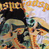 Godspeed T Shirts VR Glasses Skull Small Fresh Printing Cotton Casual Short Sleeve Men and Women