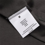 Fog Essentials T Shirts Spring Summer FOG Flocking E Letter Crew Neck Short Sleeves