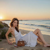 Beach Dresses Women's Summer V-Neck Neck Backless