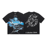 Godspeed T-Shirt Retro Fantasy Pattern