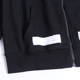 OW Hoodie Foamed Classic Arrow Pattern Sweatshirt