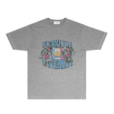 Rhude T Shirts Printed Trendy Pure Cotton