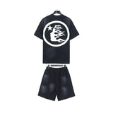 Hellstar T-Shirt And Shorts Two-Piece Set