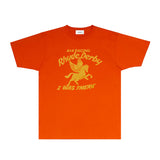 Rhude T Shirts Printed Trendy Pure Cotton