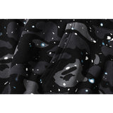 Bathing Ape Hoodie Luminous Starry Sky Two-Hat Cardigan Zipper Velvet Shark