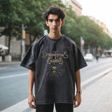 Mens Vintage T Shirt T Old Short Sleeve T-Shirt Men and Women