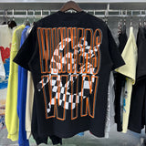 Godspeed t Shirts Racer F1 Champagne Printed Cotton Casual Short Sleeve T-Shirt Men and Women