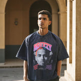 Mens Vintage T Shirt Old Short Sleeve T-Shirt Half Sleeve