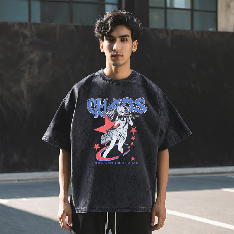 Mens Vintage T Shirt Old Short Sleeve T-Shirt Men